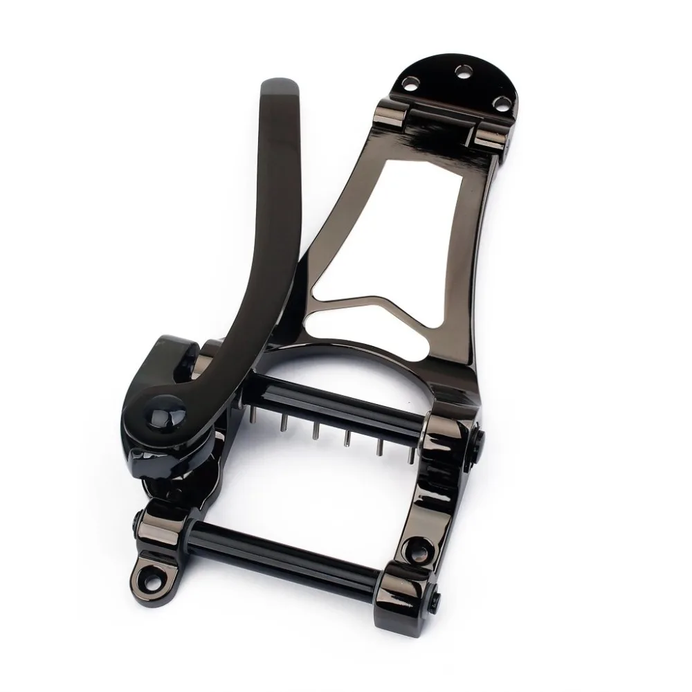 Tremolo Vibrato Bridge Tailpiece Hollowbody для Archtop Guitar-черный электрогитары | Спорт и развлечения