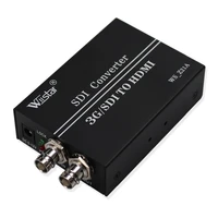 wiistar sdi to hdmi converter sd hd 3g sdi with sdi loop out bnc to hdmi adapter 720p 1080p high quality