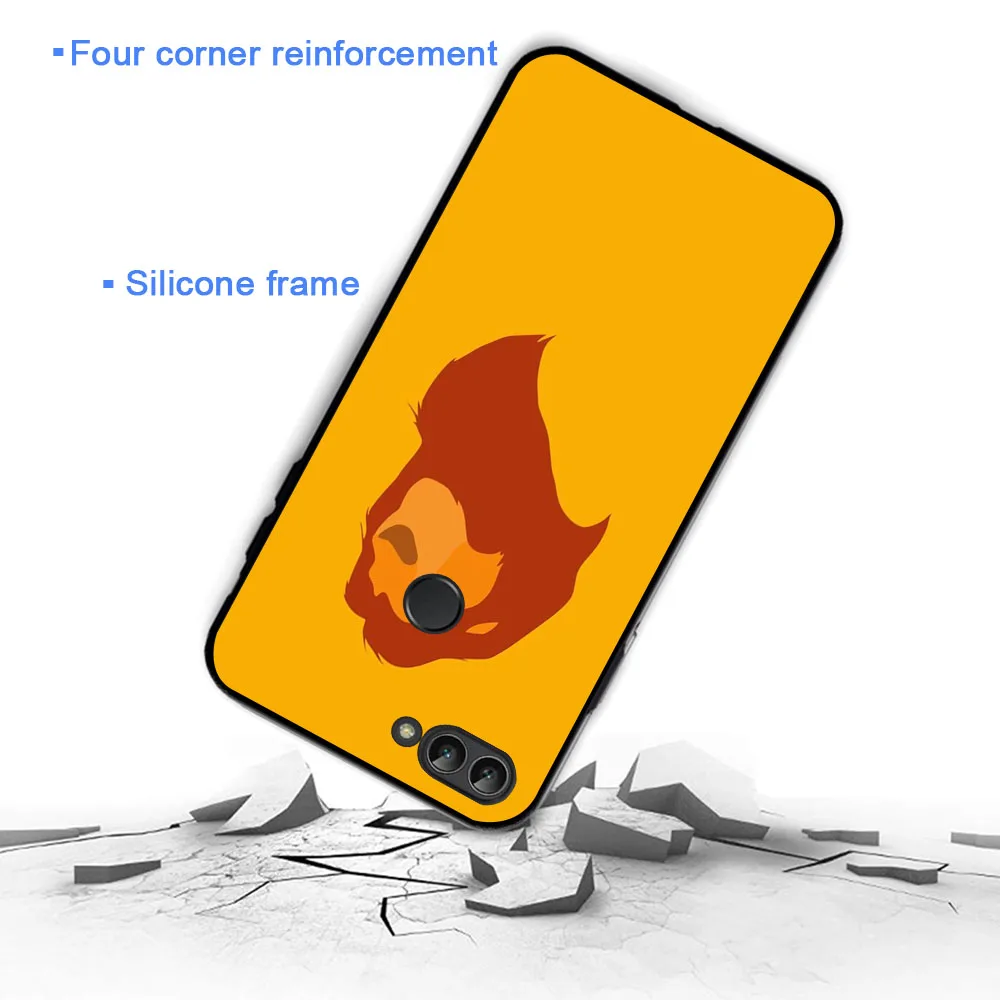 Мягкий чехол YIMAOC lion king для huawei Honor Note 10 9 Lite 8C 8X8 7X 7A 3 GB Pro 7C 6A |