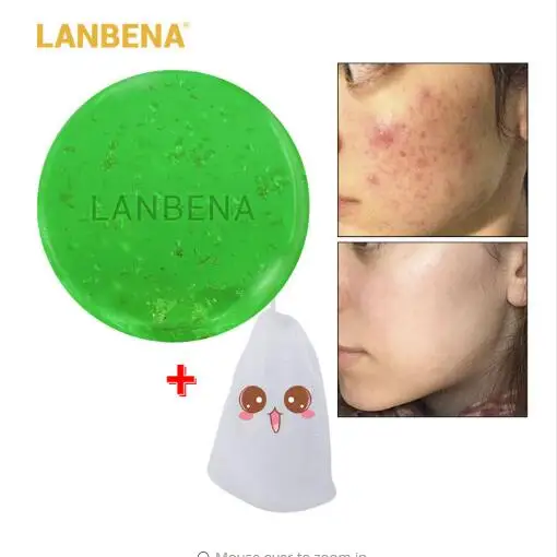 LANBENA 24 К золото мыло ручной работы чай дерево эфирное масло Очищение лица Лечение