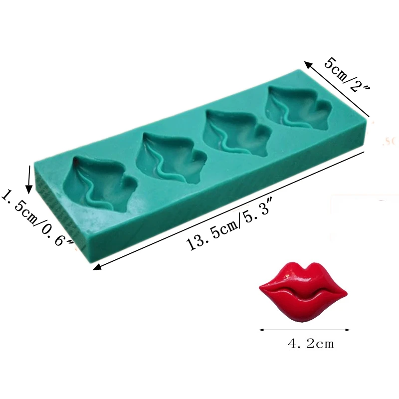 Принадлежности для украшения кексов День Святого Валентина 6 отверстий