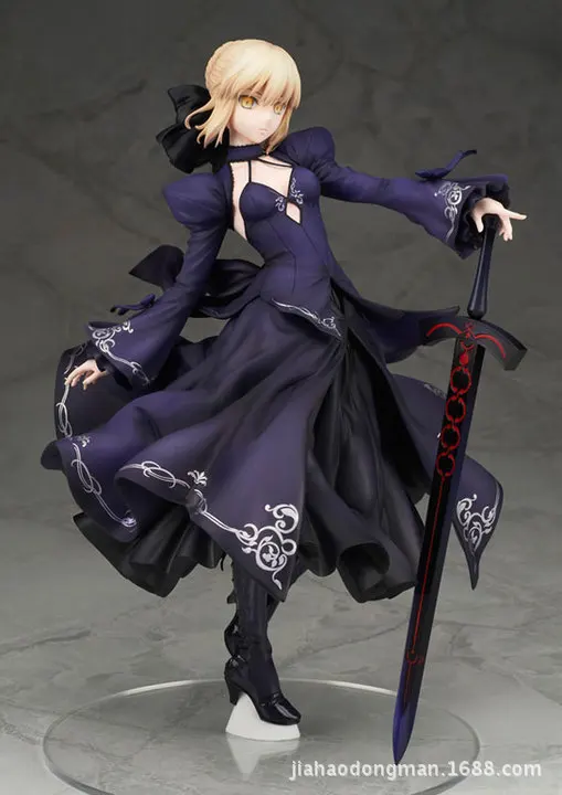 Япония Аниме Фигурка Fate Grand Order Saber Alter Dress Ver Сексуальная ПВХ Модель Коллекция украшения абсолютно новая игрушка 23 см