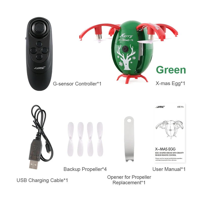 Green JJRC H66 яйцо 720P Wi-Fi FPV селфи Дрон с датчиком силы тяжести режим удержания высоты RC Квадрокоптер RTF для детей Рождественский подарок подарки - Цвет: Green