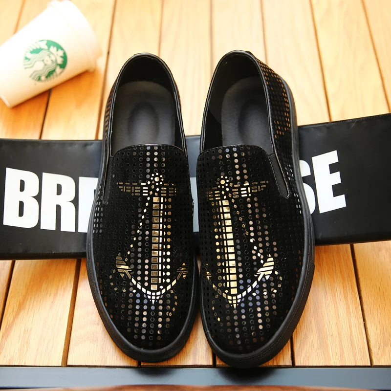 Новинка летние мужские туфли ECTIC в стиле хип-хоп высококачественные кожаные