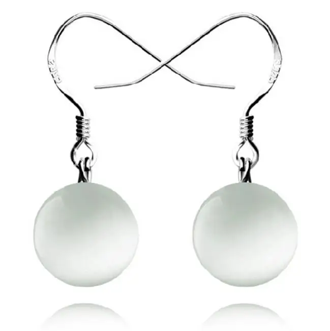 OMH оптовая продажа модных ювелирных украшений опалы капли воды серьги гвоздики