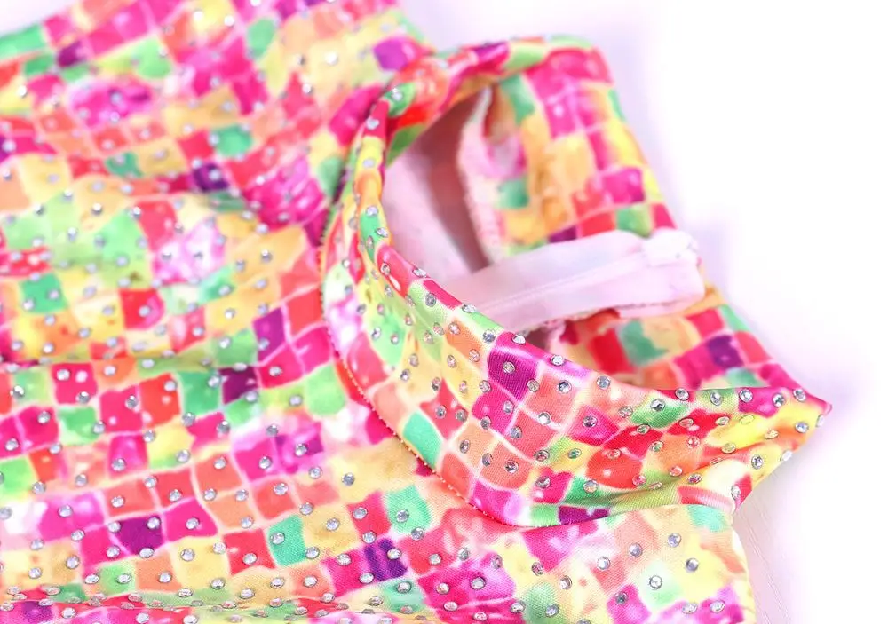 Женский яркий Облегающий комбинезон без рукавов в клетку вечерние короткие