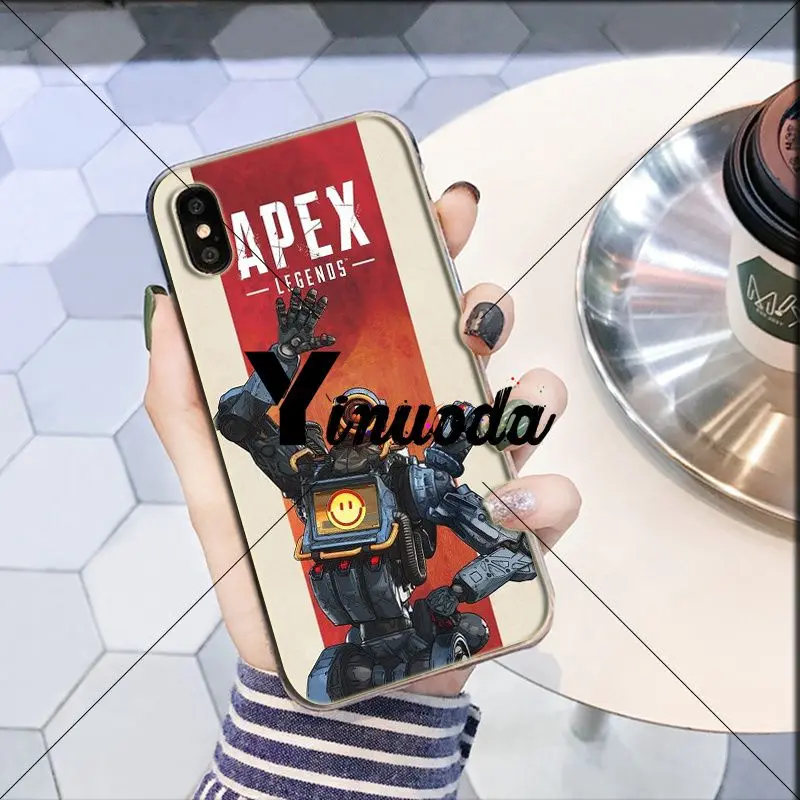 Yinuoda Apex Legends Customer High Quality Phone Case for iPhone 5 5Sx 6 7 7plus 8 8Plus X XS MAX XR | Мобильные телефоны и