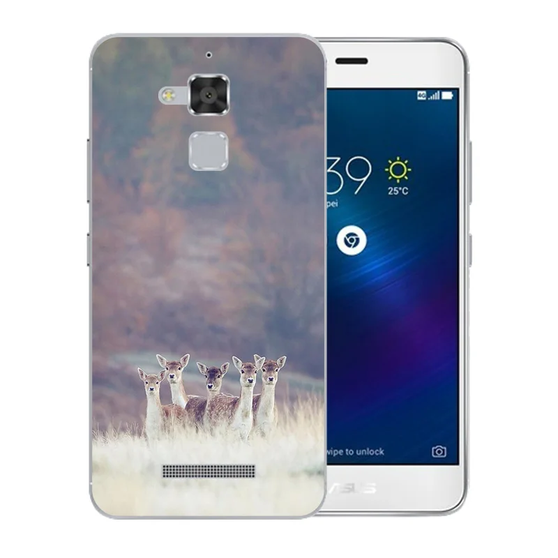 Высококачественная задняя крышка для ASUS Zenfone 3 Max ZC520TL 5 2-дюймовый мягкий