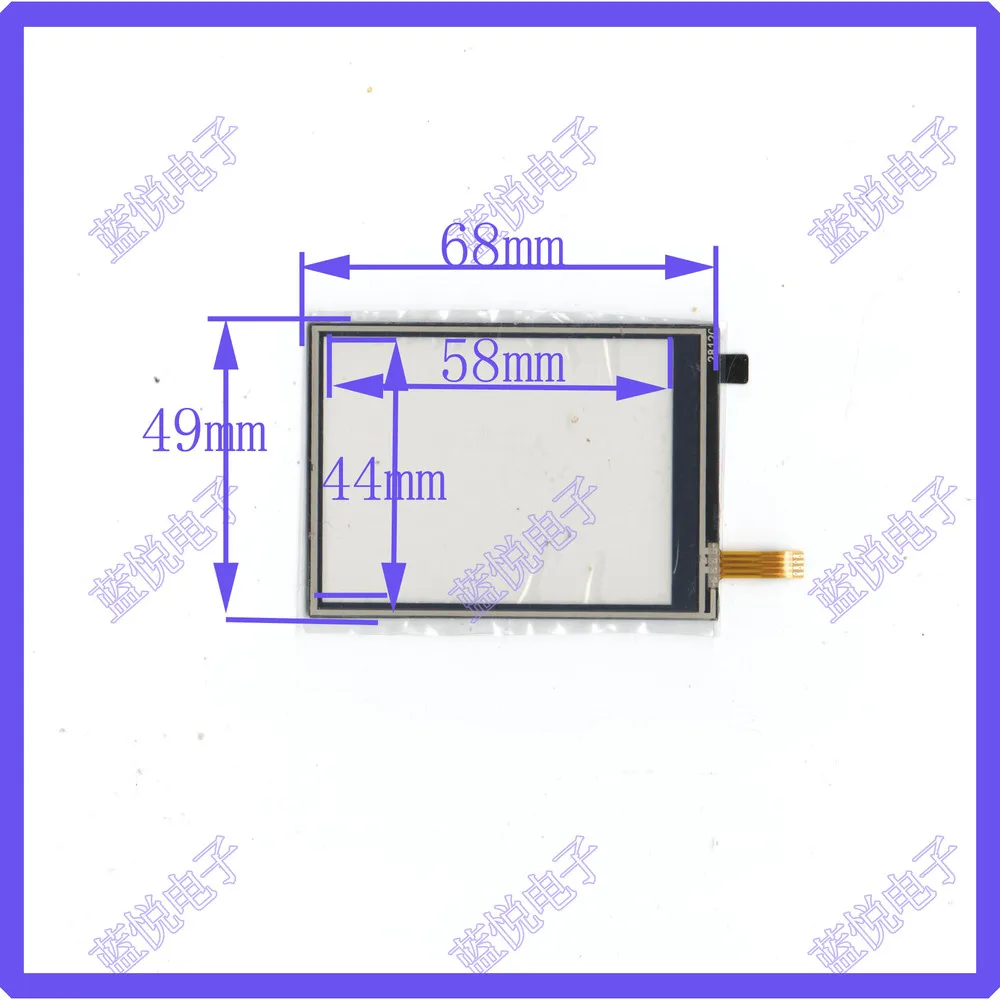 

68*49 четырехпроводной резистивный сенсорный экран 2,8 дюймовый экран MID pda рукописный цифровой универсальный экран