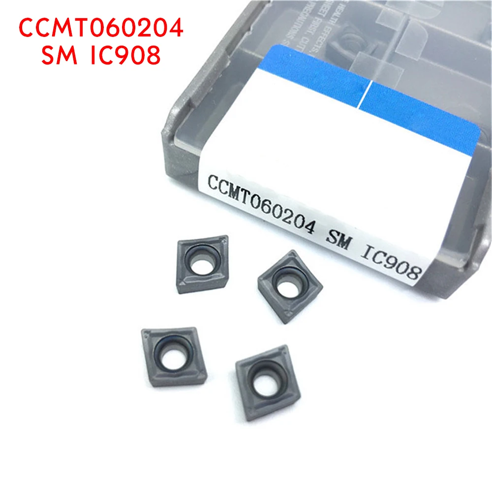 CCMT060204 SM IC908 Internal Turning Tools CCMT 060204 Carbide insert Lathe cutter Tool Tokarnyy turning | Инструменты