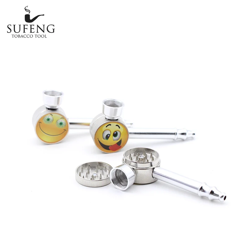 

New metal fashion 95mm tobacco pipe, fun design tobacco pipe, detachable, easy to carry, free delivery,