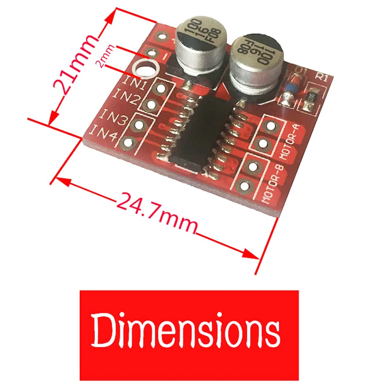 5 шт./лот двойной двигатель постоянного тока модуль драйвера вперед или назад