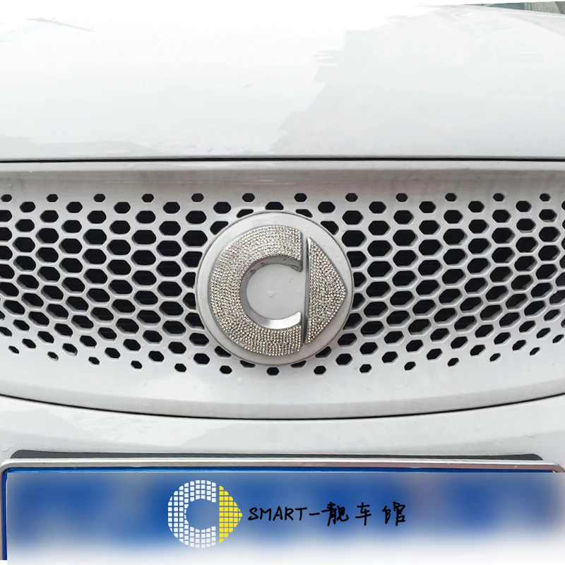 Алмазная наклейка на переднюю машину декоративные наклейки автомобиль для
