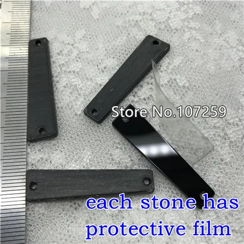 6N 9X36MM TopStone микс 30 форм размеров пришивной акриловый камень черный реактивный зеркальная поверхность для шитья ювелирных изделий Акриловые черные бусины аксессуары - Цвет: 6N 9X36MM