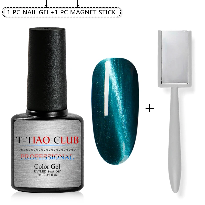 2pcs/set Cat Eye Gel Polish Magnet Stick Set Chameleon 3D Eyes UV Nail Soak Off Long Lasting Led Varnish | Красота и здоровье