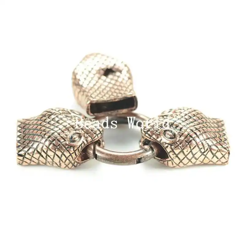 Wholesale Best Quality 2 Pcs Copper Tone Snake Toggle Hook Clasps Connectors Jewelry Findings 63x24mm(W04089) | Украшения и