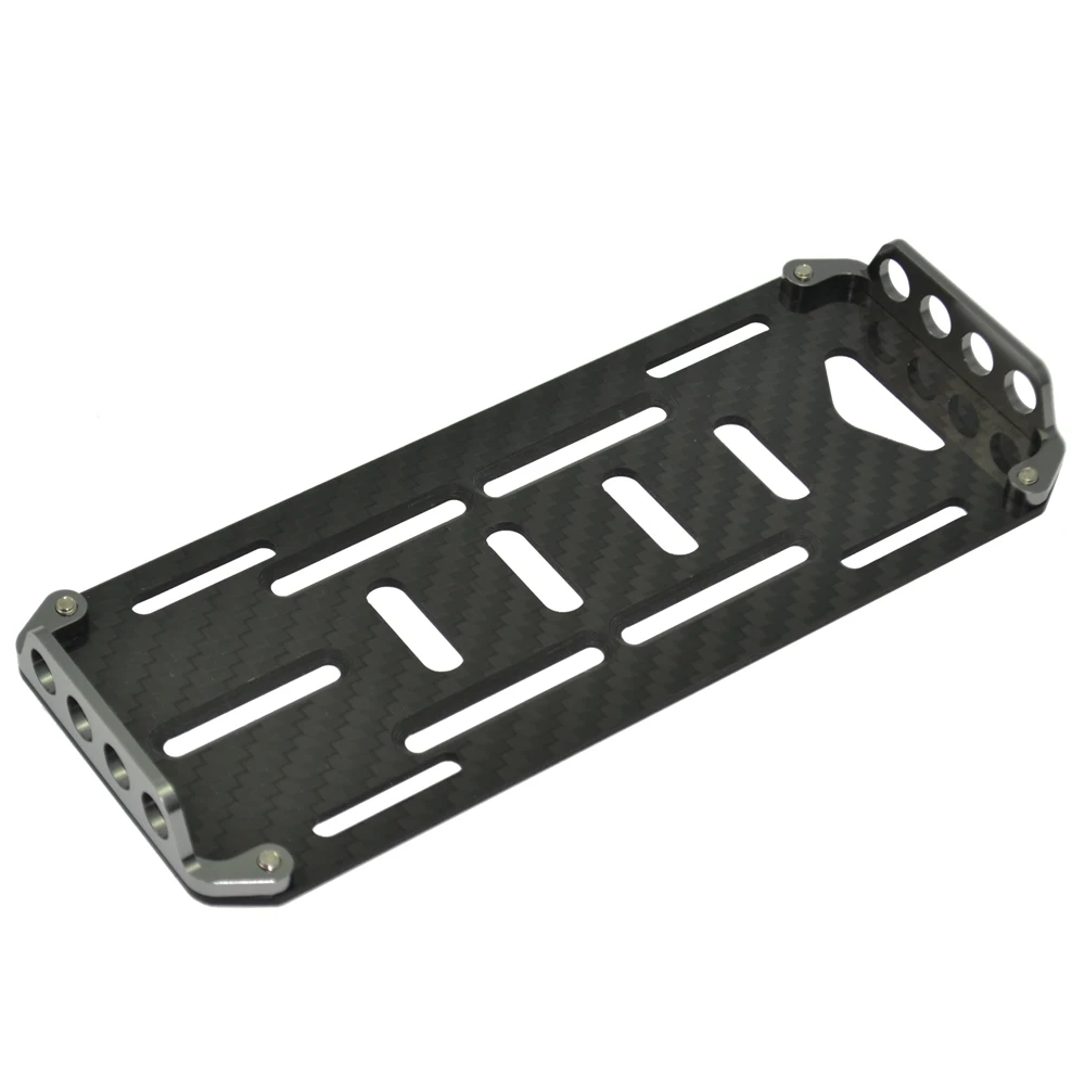 1/10 RC Гусеничный аккумулятор Монтажная пластина для осевого scx10 Tamiya CC01 F350 D90|mounting