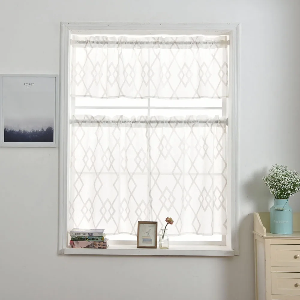 NAPEARL окна балдахин и ярусы геометрические кухня стержень карман шторы