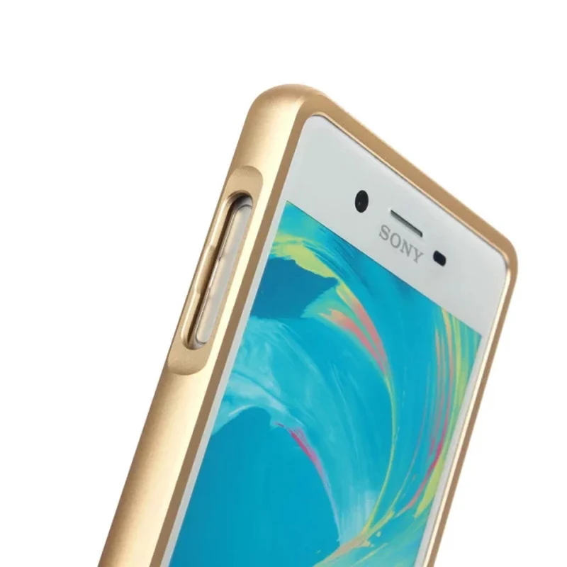 Для Sony x бампер высокое качество ультра тонкий Push Pull Металл алюминиевая рама