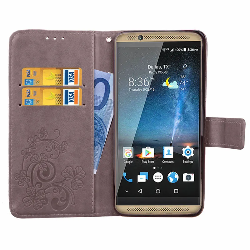 Чехол для телефона ZTE Blade V7 Lite AXON 7 A910 A310 A510 A610 V8 L5 плюс V6 Max L110 флип чехол Кожаный