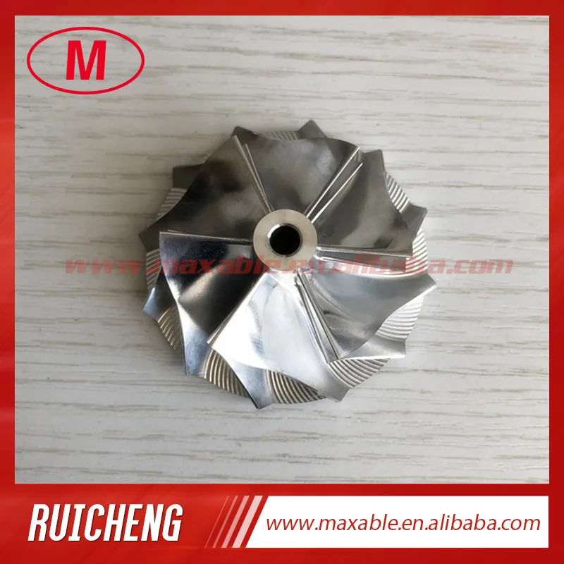 TD04HL 16T 49189 00016 43 43/56 02 мм 6 + лопасти турбо заготовка/Фрезерное компрессорное колесо