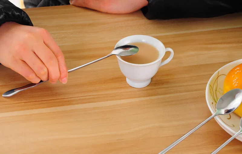 Корейская креативная ложка для сковородки смешивания из нержавеющей стали