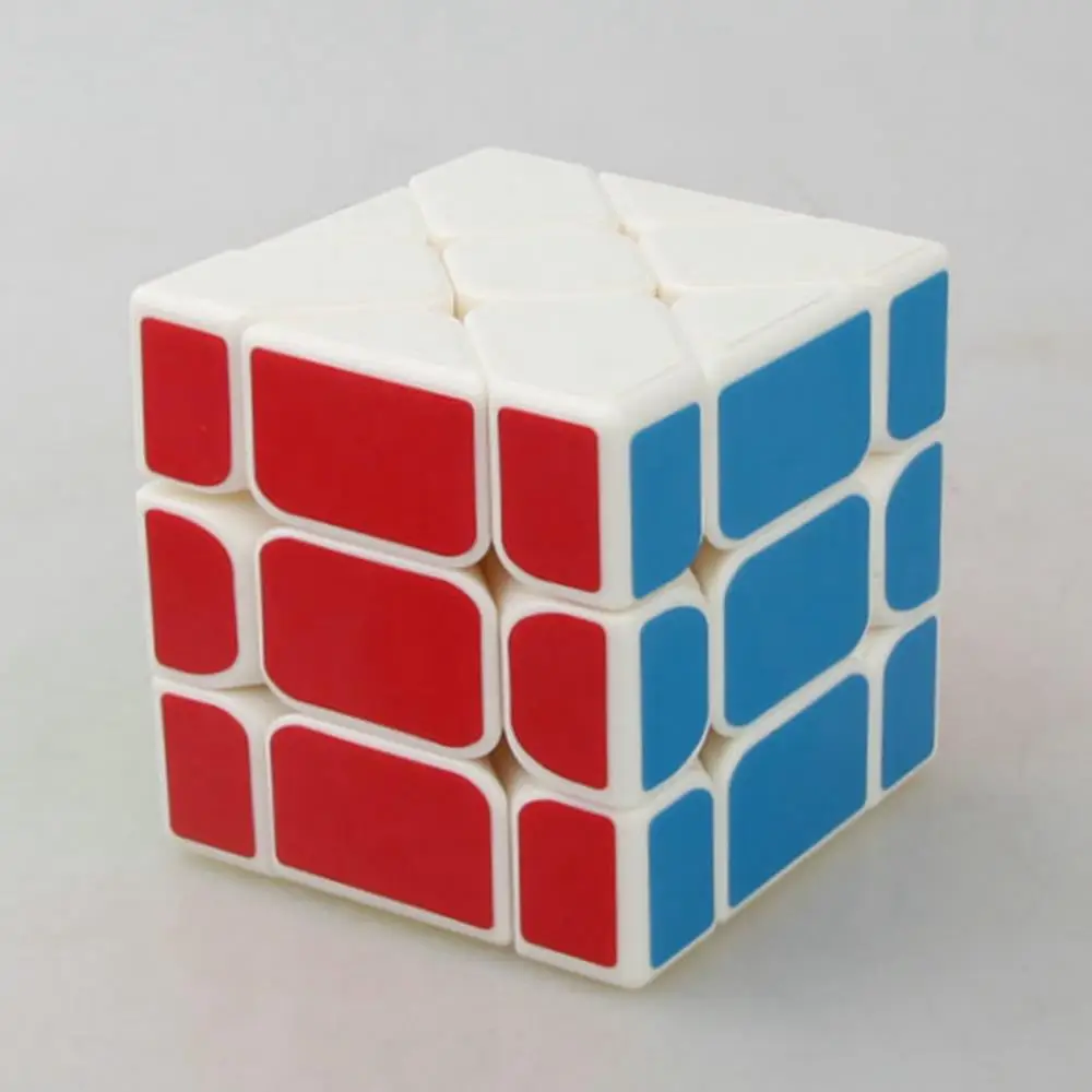 Yongjun квадратный король Фишер 3x3x3 перекос пластиковый скоростной магический куб головоломка кубики Развивающие игрушки для детей