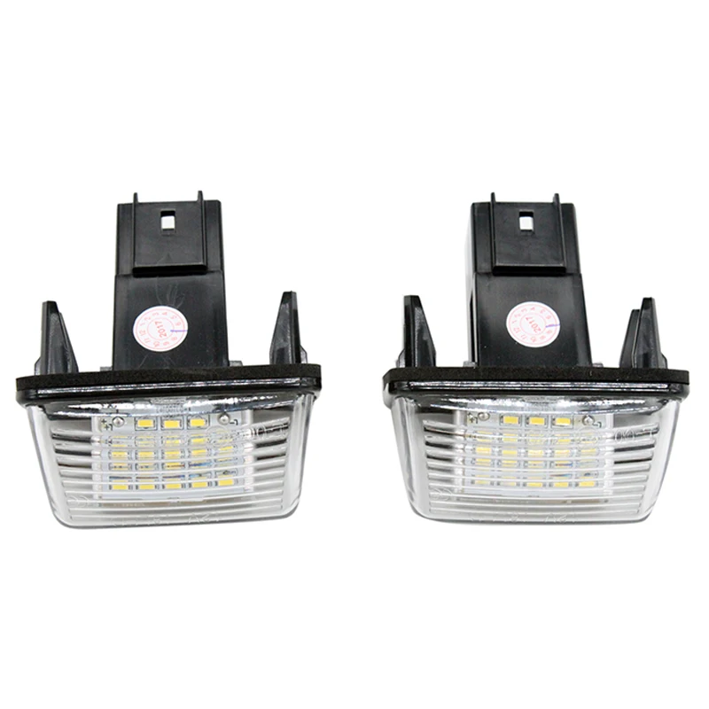 

2 шт./компл. SUNKIA 12 В Автомобильный светодиодный номерной знак лампа 6000k белый для Citroen C3 C4 C5 Berlingo Saxo Xsara Picasso