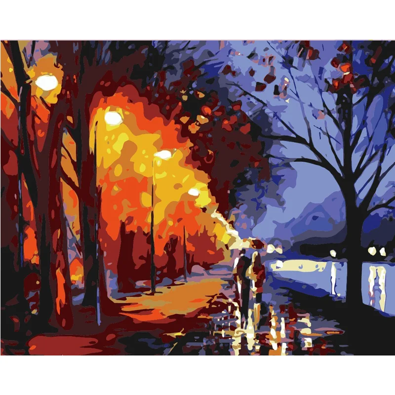 Набор для рисования по номерам на холсте без рамки 50x65 см|the paintings|picture paintingpainting