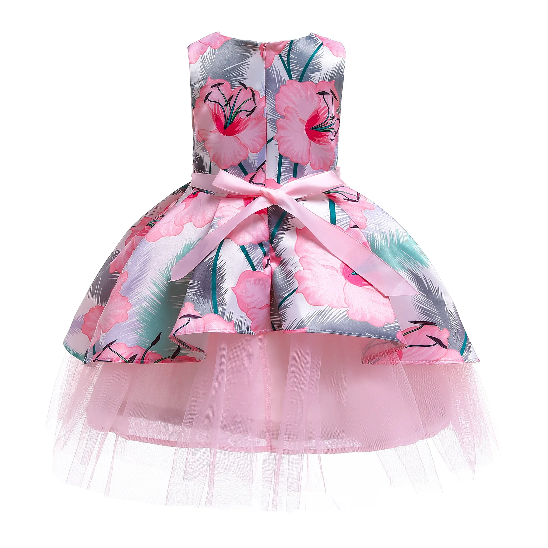 Baby Girls Flower Dress For Evening Prom Party Costume Teenage Kids Clothes Wedding Birthday Gown Little Girl 2-10Y | Детская одежда и