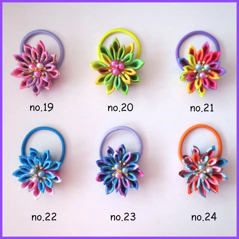 10 благословение женская мода Гербера жемчуг корсажные волосы эластичные оптовая