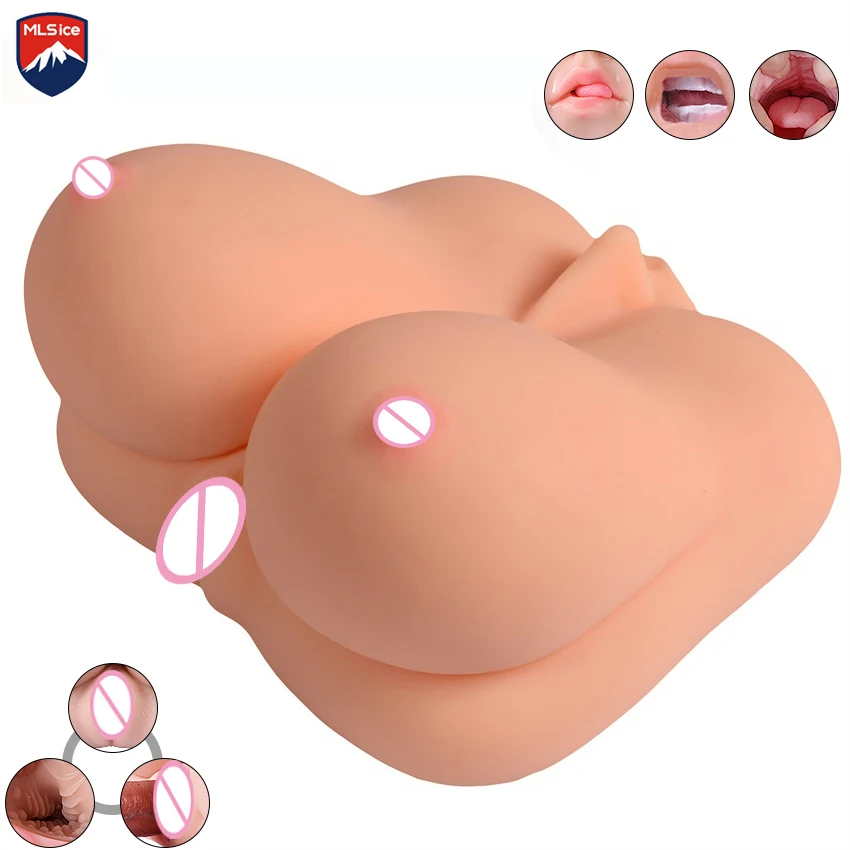 MLSice Pussy оральный секс мужской мастурбатор с большими сиськами для мужчин