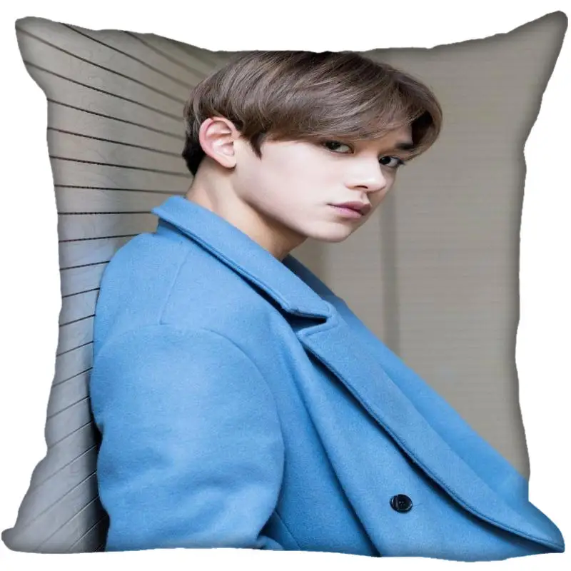 23 Fan Xi, хит, на заказ, KPOP NCT Lucas, принтованная шелковая квадратная наволочка, для дома, декоративная, на молнии, атласная наволочка(одна сторона - Цвет: 23