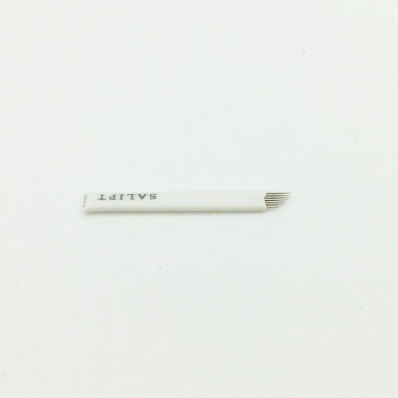 50 шт. 7 Pin иглы для тату Перманентный макияж лезвие вышивки бровей 3D Microblading ручная