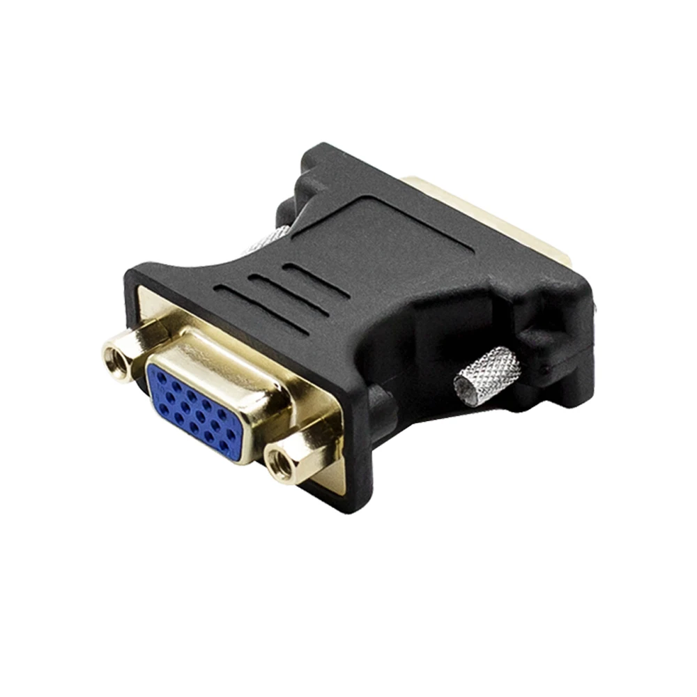 Perlinta DVI to VGA adapter DVI 24+5 to VGA Male To Female Converter Adapter for PC Laptop