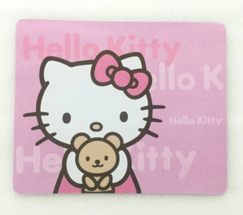 Hello kitty Прочный ПК компьютер ноутбук коврик для мыши тонкий коврик для мыши маленький размер резиновый нескользящий мини Настольный коврик для компьютера ПК