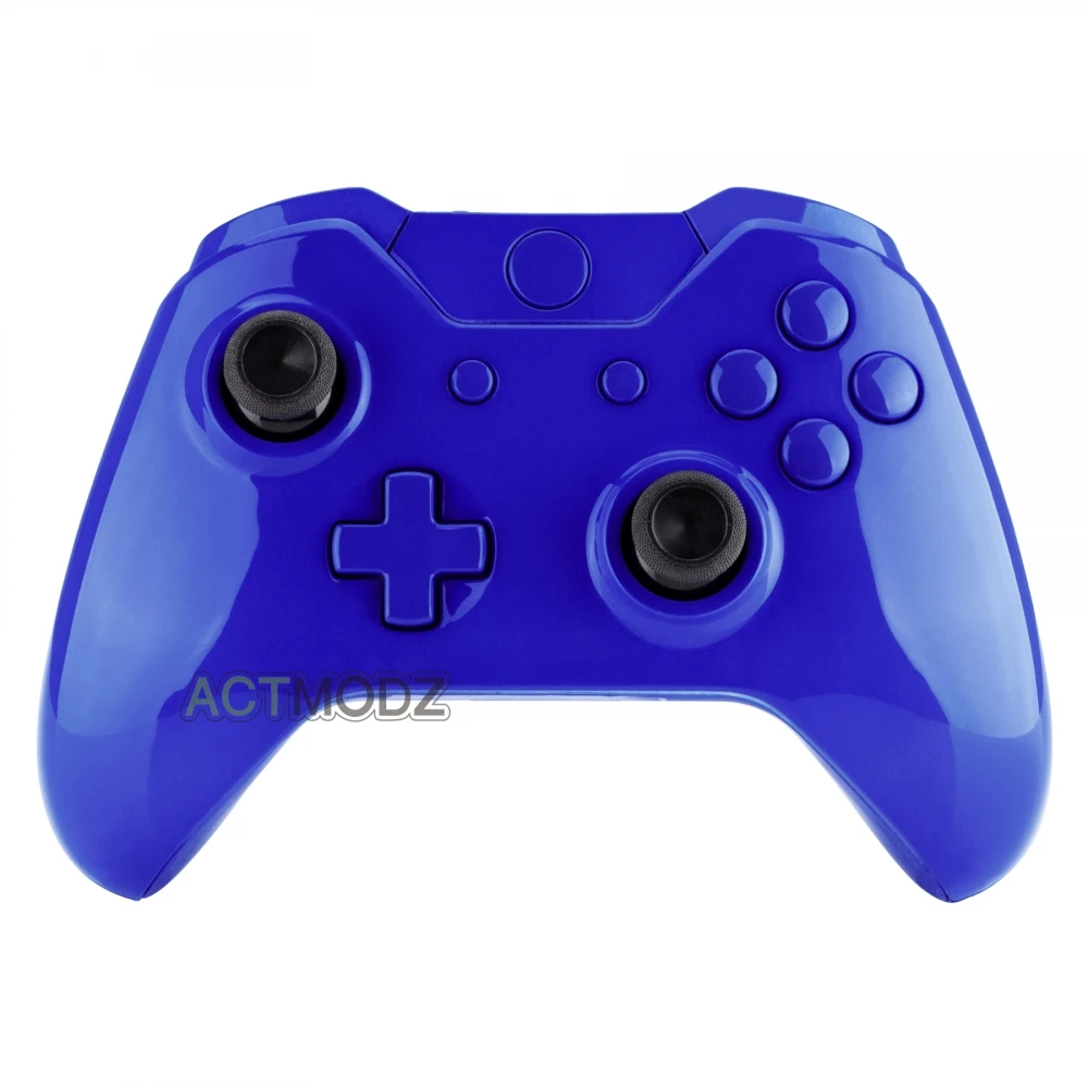 Полированная Блестящий Голубой ремонт В виде ракушки и комплект для Xbox один