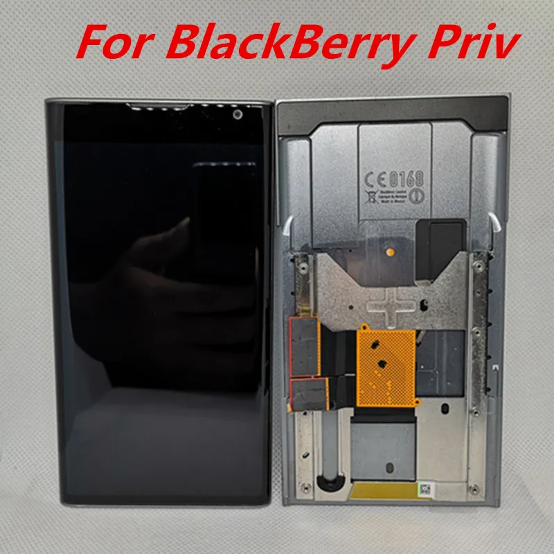 Дешевый использованный оригинальный 5 4 ''LCD для BlackBerry Priv LCD дисплей + рамка и