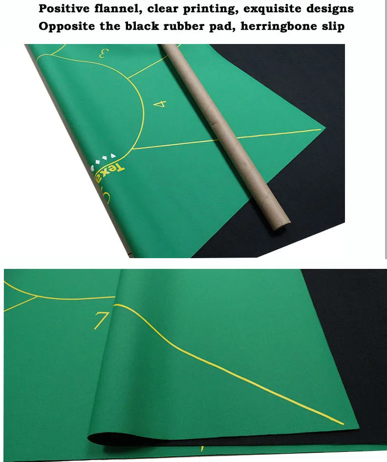 1 шт. резиновый коврик для покера размер: 90x180 см|casino layout|poker table matpoker mat |