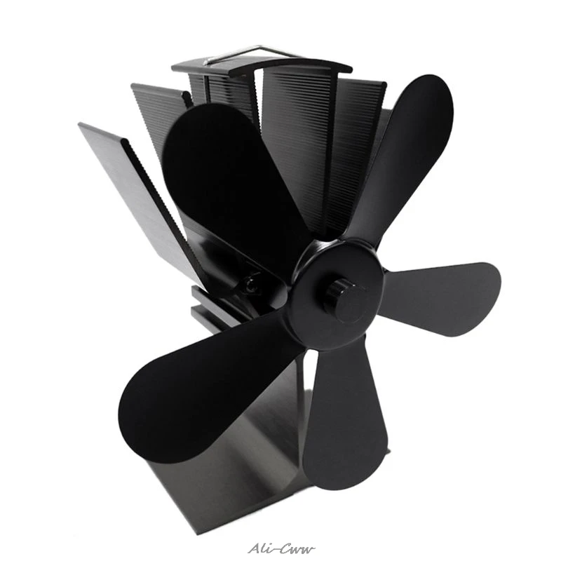5 лопастей тепловая САМОНАГРЕВАЮЩАЯСЯ плита Верхний вентилятор алюминиевая
