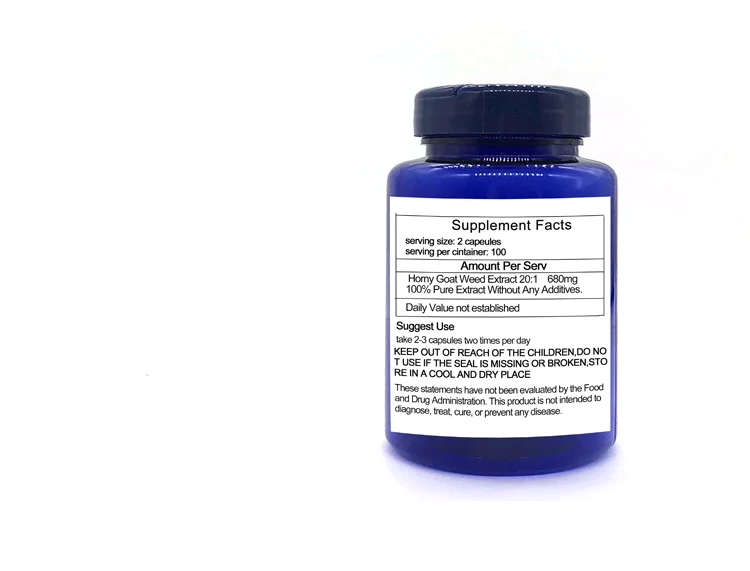 Epimedium Icariin экстракт роговой козы 20:1