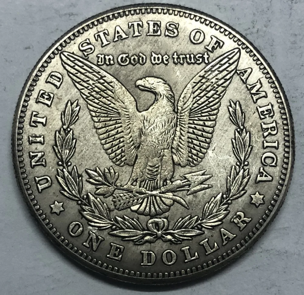 

1964-p United States Morgan One Dollar Silver Plated Copy Coin