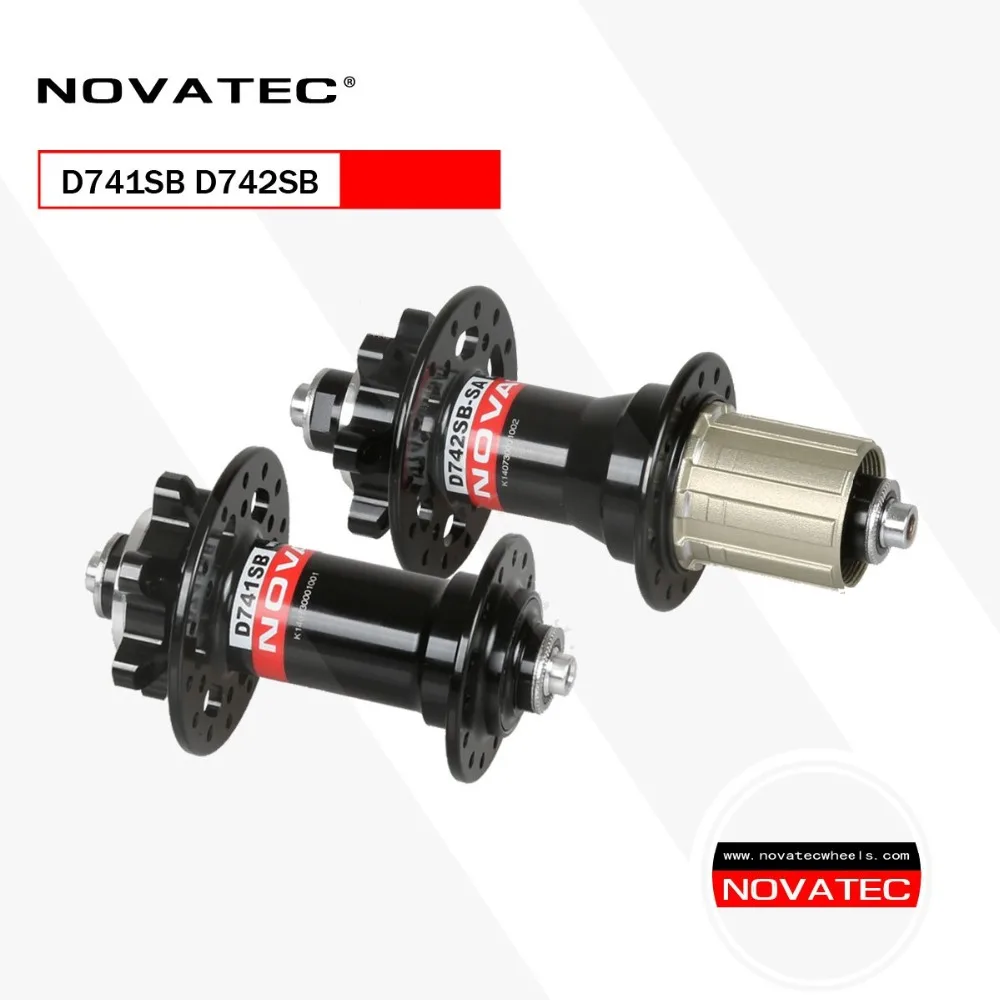 Novatec D741SB D742SB MTB концентратор для горного велосипеда 4 герметичных подшипника