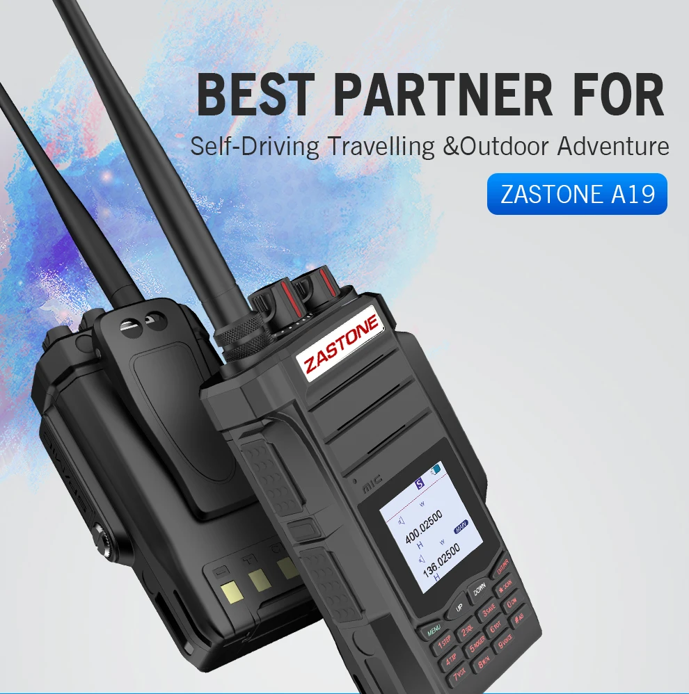 Zastone A19 10 Вт двухсторонняя рация 136-174/400-480 МГц UHF VHF Ham портативная двухсторонняя рация 5-10 км 2800 мАч