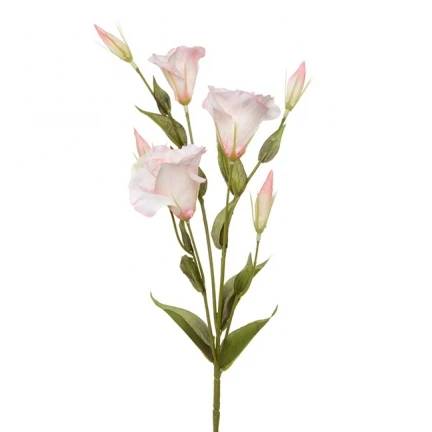 Индиго-белый лисиантус BellFlower(3 цветка+ 4 бутона/стебель) Искусственные Свадебные цветы вечерние украшения