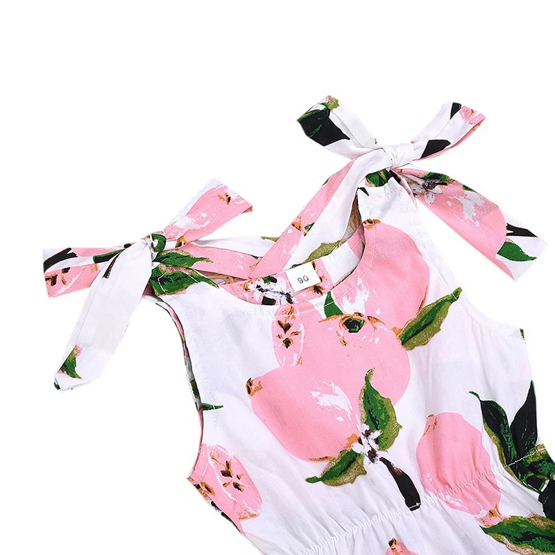 

Romper Baby Girl summer clothing Floral Pattern Jumpsuit Sleeveless for newborn infant clothes children