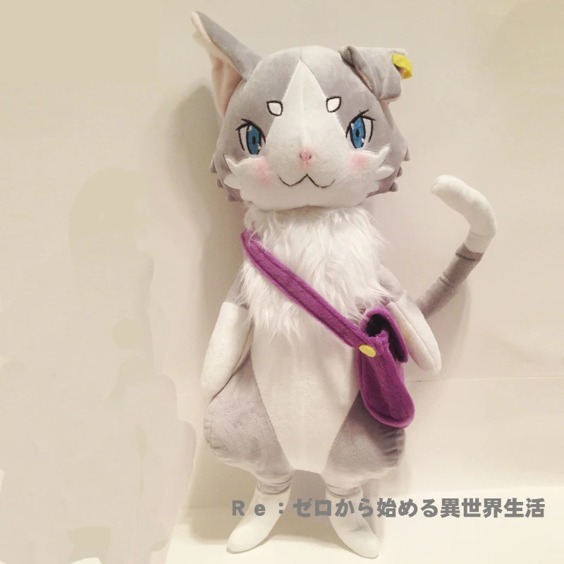 Плюшевая игрушка Кошечка Re Zero kara Hajimeru Isekai Seikatsu Natsuki Subaru Life от Puck Rem Emilia 25 см|doll plush