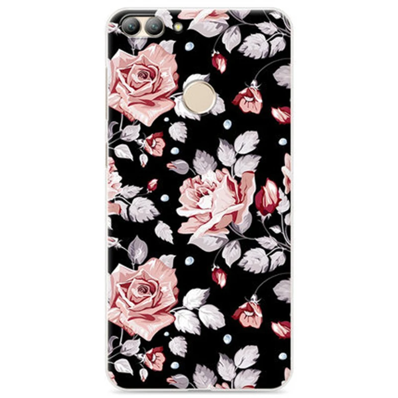 Чехлы для Huawei P Smart мягкий милый мультяшный чехол из ТПУ чехлы телефонов PSmart