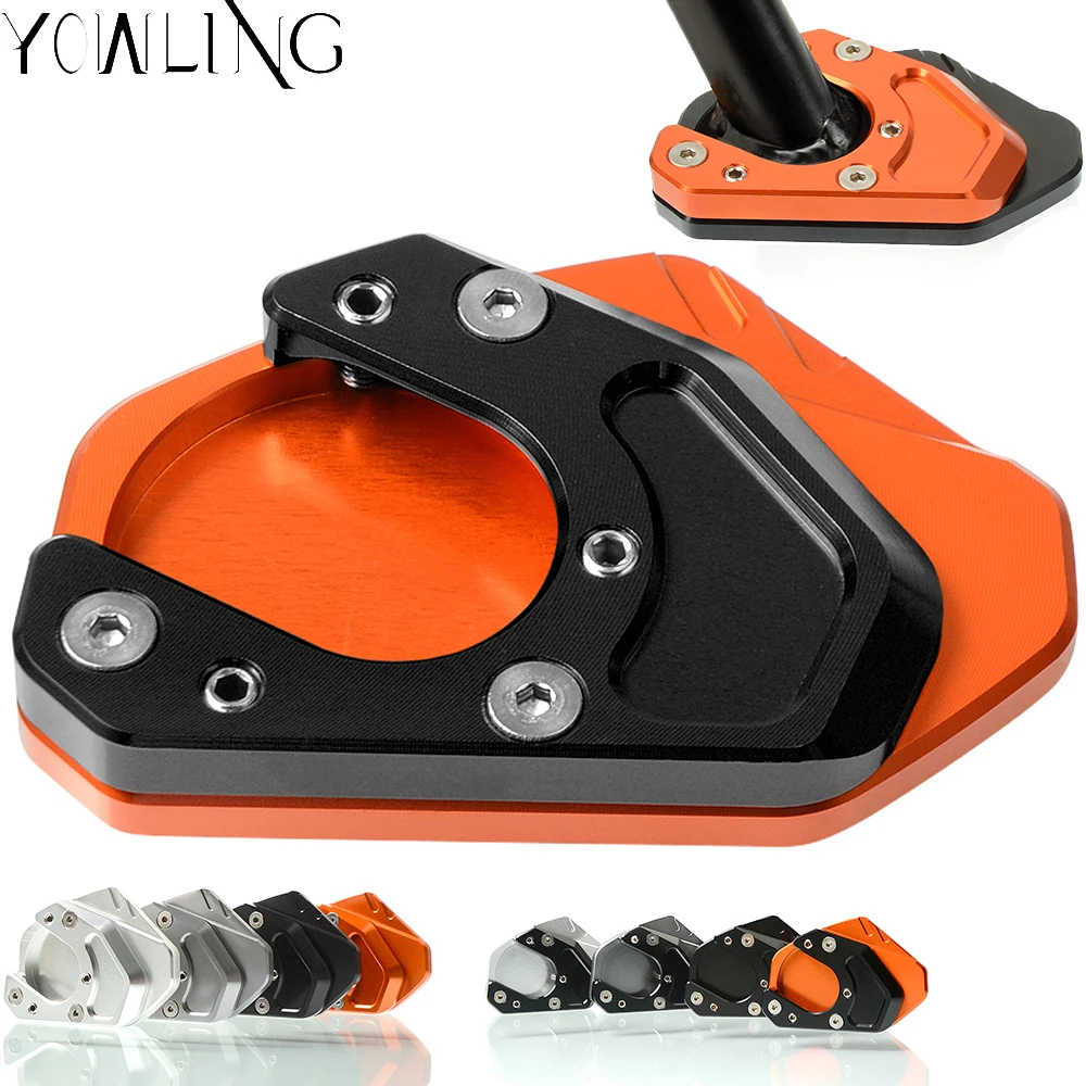 Для RC 125 200 390 Enduro Supermoto SM SMC 690 950 990 Приключения CNC Kickstand боковая подставка панель