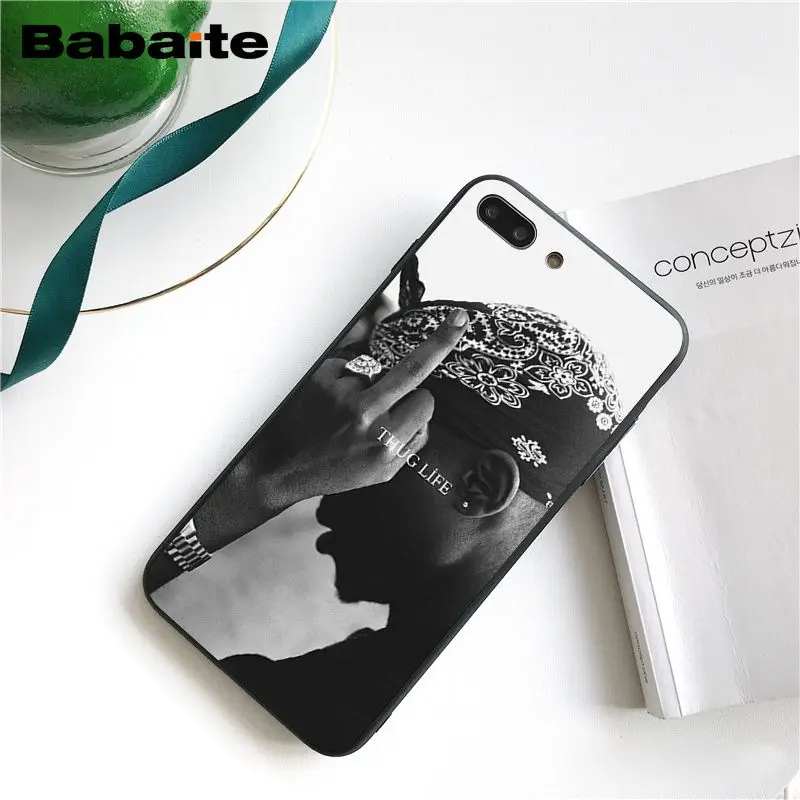 A10 Babaite 2Pac Tupac Amaru Shakur чехол для телефона для iphone 11 Pro 11Pro Max X XS MAX 6 6s 7 7plus 8 8Plus 5 5S SE XR - Цвет: A10